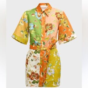 Alemais linen mini dress